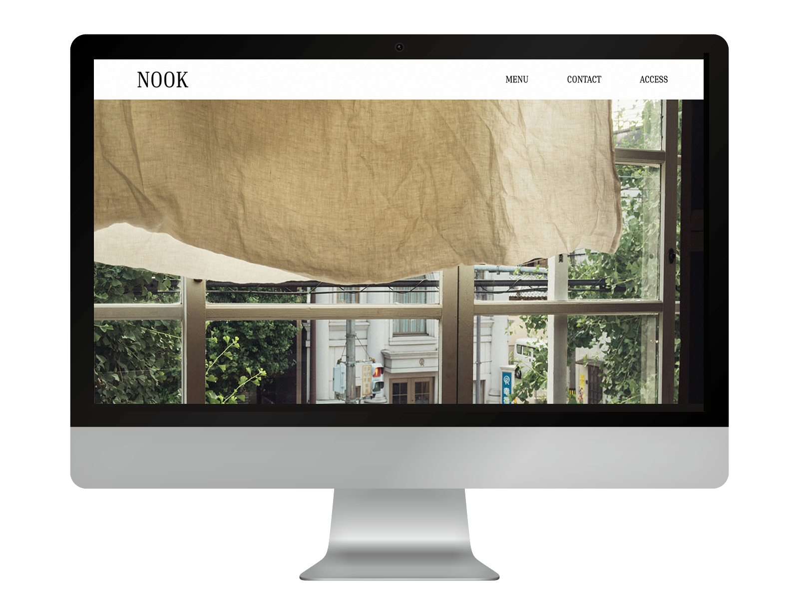カフェ『NOOK』HPサイト